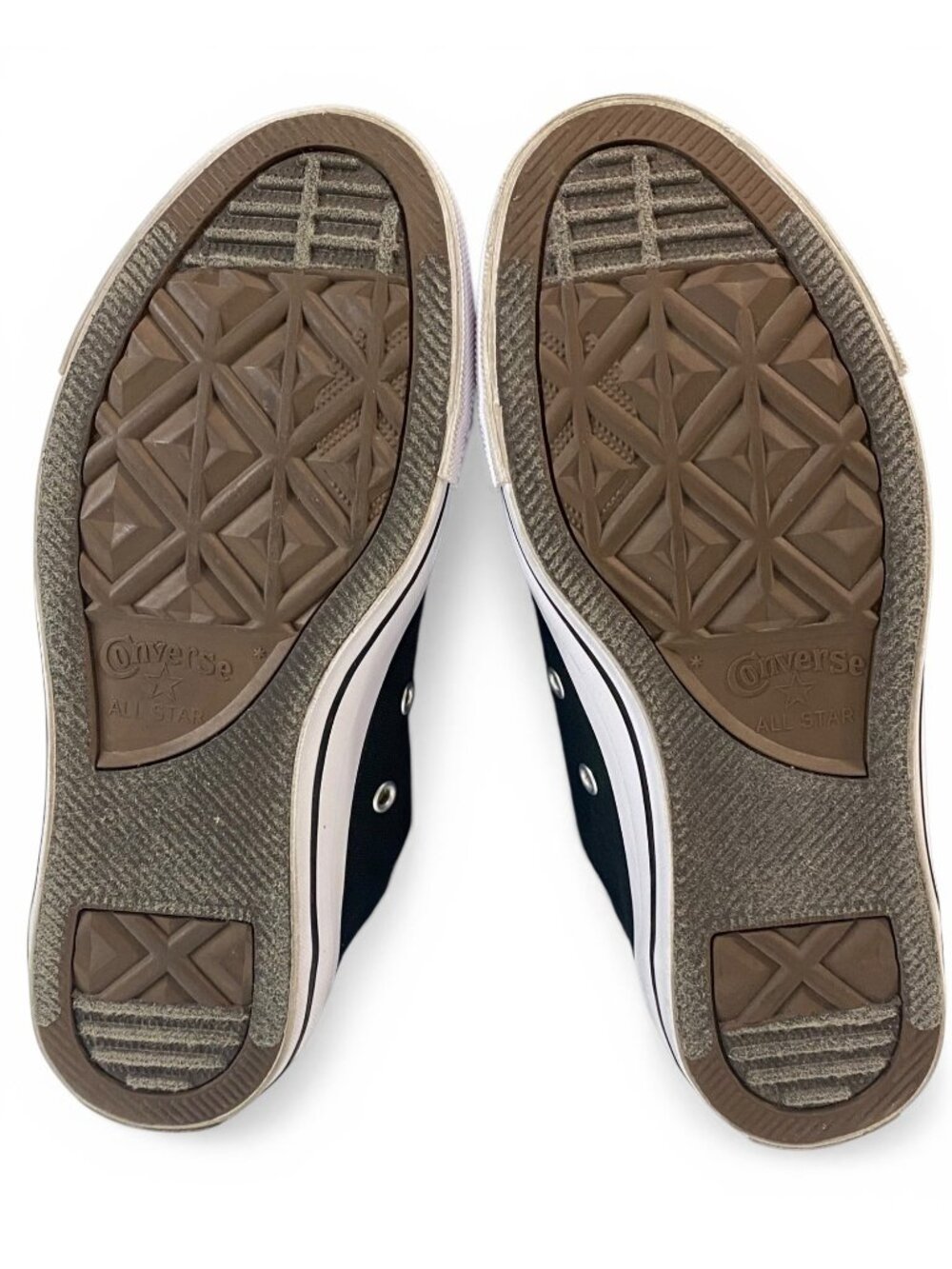 Converse All Star Low Black White Sneakers Mens 4 Womens 6 Chuck Taylor Shoes - Picture 10 of 16